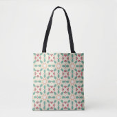 Retro geometrisches Boho-Muster Tasche (Vorderseite)