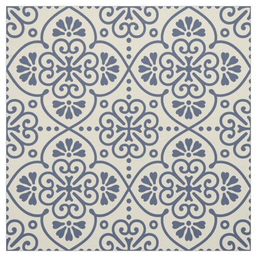 Retro geometrisches dekoratives mit Blumenmuster Stoff (Muster)