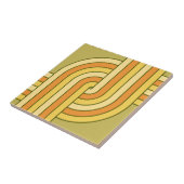Retro-Geometrisches Design der 70er Fliese (Seite)