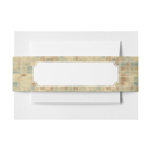 Retro geometrisches Muster 2 Einladungsbanderole (Vorderseite Beispiel)