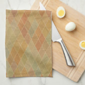 Retro geometrisches Muster 2 Handtuch (Viertel Falte)