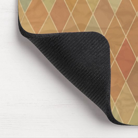 Retro geometrisches Muster 2 Mousepad (Ecke)