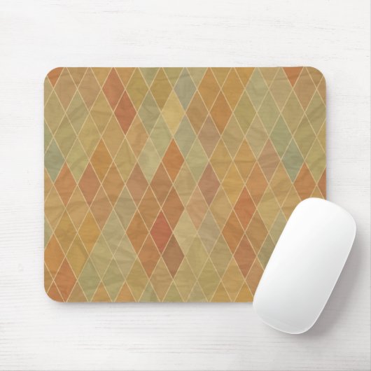 Retro geometrisches Muster 2 Mousepad (Mit Mouse)
