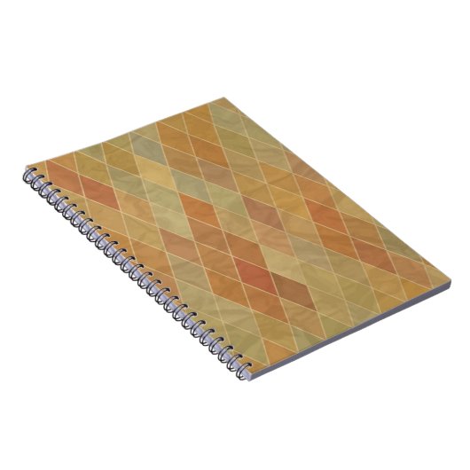 Retro geometrisches Muster 2 Notizblock (Rechte Seite)