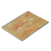 Retro geometrisches Muster 2 Notizblock (Linke Seite)