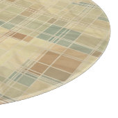 Retro geometrisches Muster 2 Schneidebrett (Ecke)