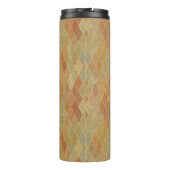 Retro geometrisches Muster 2 Thermosbecher (Rückseite)