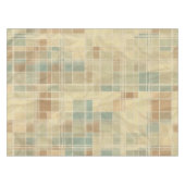 Retro geometrisches Muster 2 Tischdecke (Vorderseite (Horizontal))