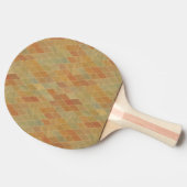 Retro geometrisches Muster 2 Tischtennis Schläger (Seitenansicht)