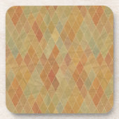 Retro geometrisches Muster 2 Untersetzer (Vorderseite)