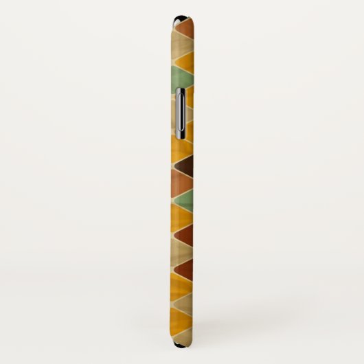 Retro geometrisches Muster 3 2 Case-Mate iPhone Hülle (Hinten/Rechts)