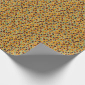 Retro geometrisches Muster 3 Geschenkpapier (Ecke)