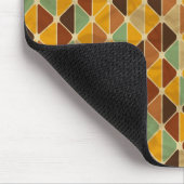Retro geometrisches Muster 3 Mousepad (Ecke)