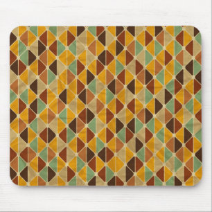 Retro geometrisches Muster 3 Mousepad