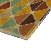 Retro geometrisches Muster 3 Schneidebrett (Ecke)