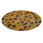 Retro geometrisches Muster 3 Schneidebrett (Ecke)