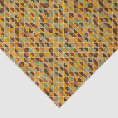 Retro geometrisches Muster 3 Seidenpapier (Ausschnitt)