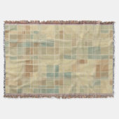 Retro geometrisches Muster 4 Decke (Vorderseite)