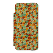 Retro geometrisches Muster 4 Incipio iPhone Geldbeutel-Hülle (Folio Vorderseite)