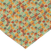 Retro geometrisches Muster 4 Kurzer Tischläufer (Ecke)