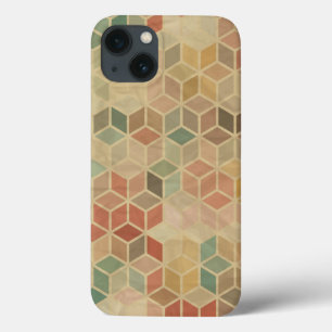 Retro geometrisches Muster 5 Case-Mate iPhone Hülle