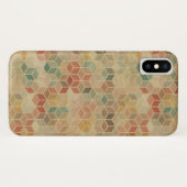 Retro geometrisches Muster 5 Case-Mate iPhone Hülle (Rückseite (Horizontal))