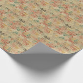 Retro-geometrisches Muster 5 Geschenkpapier (Ecke)