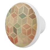 Retro geometrisches Muster 5 Keramikknauf (Rechts)