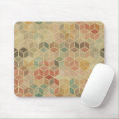 Retro geometrisches Muster 5 Mousepad (Mit Mouse)
