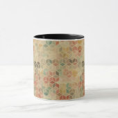 Retro geometrisches Muster 5 Tasse (Zentrum)