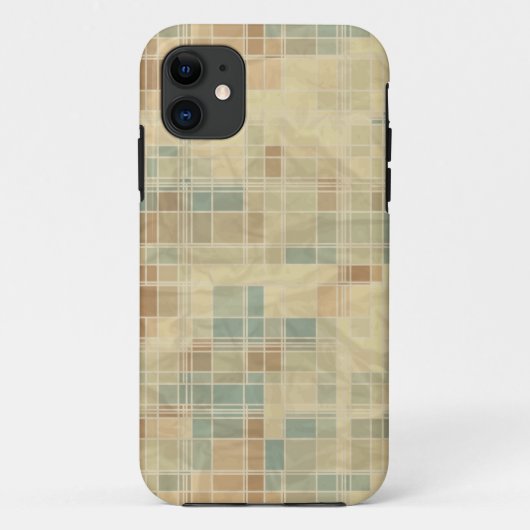 Retro geometrisches Muster Case-Mate iPhone Hülle (Rückseite)