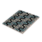 Retro geometrisches Muster Fliese (Seite)