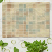 Retro geometrisches Muster Geschirrtuch (Gefaltet)