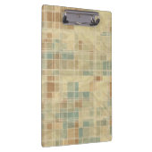 Retro geometrisches Muster Klemmbrett (Rechts)