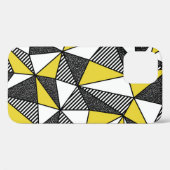 Retro-geometrisches Muster mit geringer Pollänge Case-Mate iPhone Hülle (Rückseite (Horizontal))