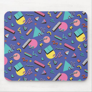 Retro-geometrisches Muster Mousepad