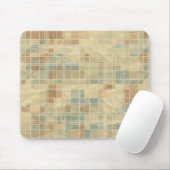 Retro geometrisches Muster Mousepad (Mit Mouse)