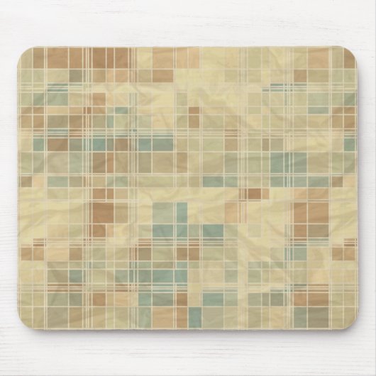 Retro geometrisches Muster Mousepad (Vorne)