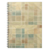 Retro geometrisches Muster Notizblock (Vorderseite)