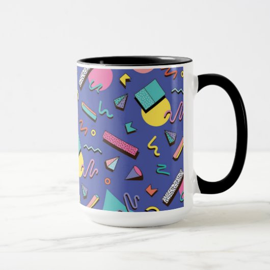 Retro-geometrisches Muster Tasse (Rechts)