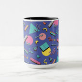 Retro-geometrisches Muster Tasse (Zentrum)