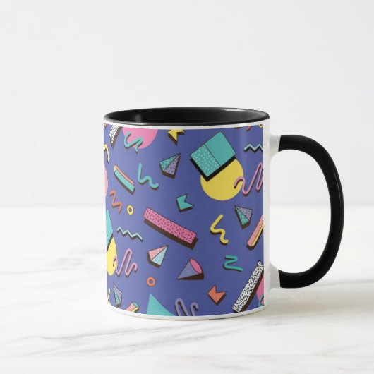 Retro-geometrisches Muster Tasse (Rechts)
