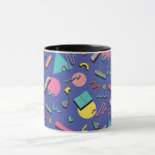 Retro-geometrisches Muster Tasse (Zentrum)