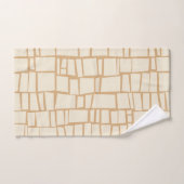 Retro geometrisches Set des Handtuchs (Handtuch)