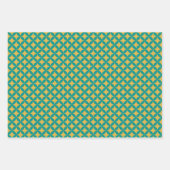 Retro-geometrisches Umhüllungspapier Geschenkpapier Set (Vorderseite 3)