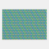 Retro-geometrisches Umhüllungspapier Geschenkpapier Set (Vorderseite 2)