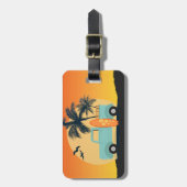 Retro Gepäckanhänger (Vorderseite vertikal)