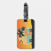 Retro Gepäckanhänger (Rückseite vertikal)