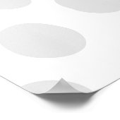 Retro Gepunktet Cheetah Wilde Katze Poster (Ecke)