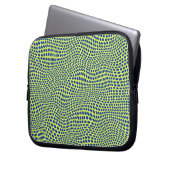 Retro gepunktet! laptopschutzhülle (Vorderseite Links)
